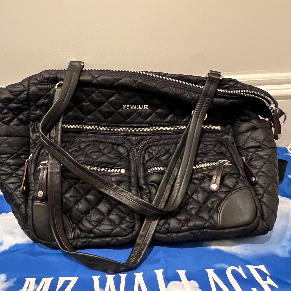 MZ WALLACE quilted crosby traveler NWT